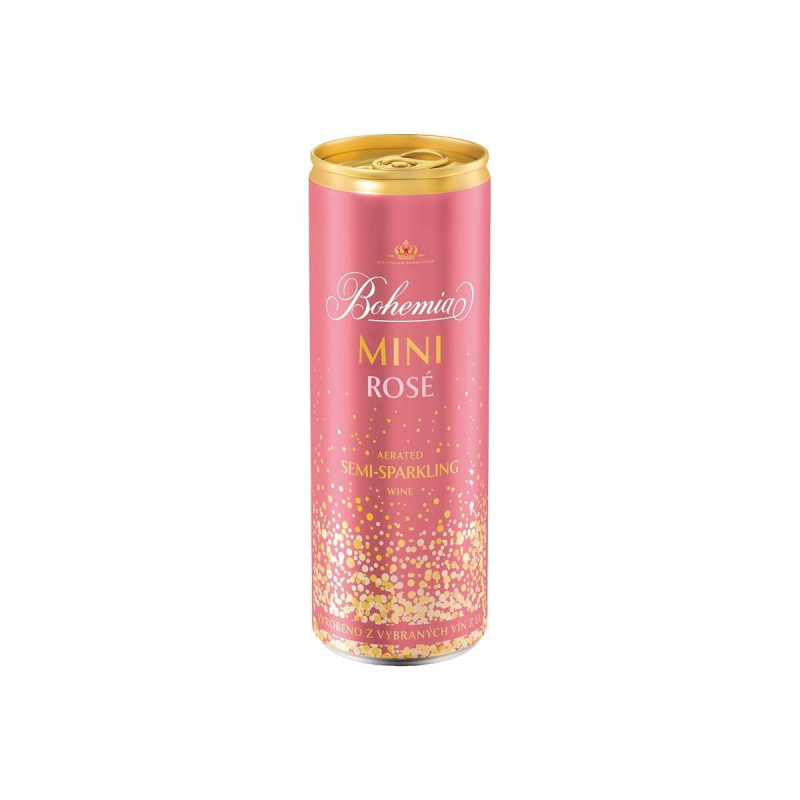 detail Bohemia Sekt rosé MINI plech 0,25l