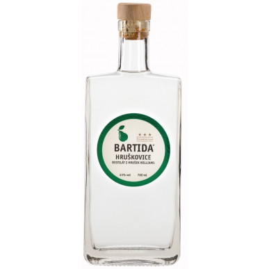 detail Bartida Hruškovice 43 % 0,7l