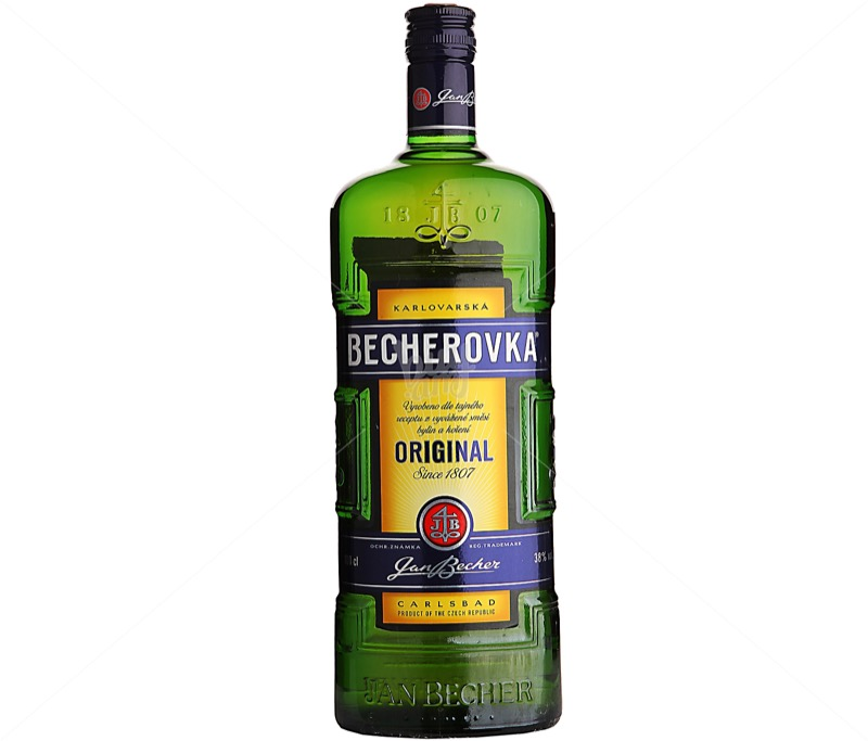 detail Becherovka 38% 1l