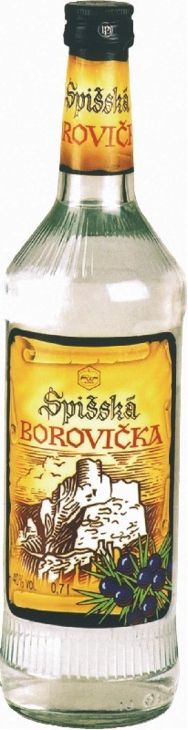 detail Spišská borovička 38% 0,7l