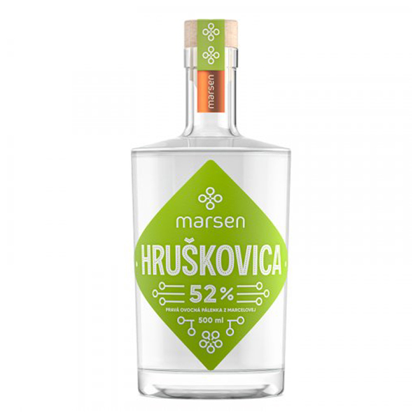 detail Marsen Hruškovica 52% 0,5l