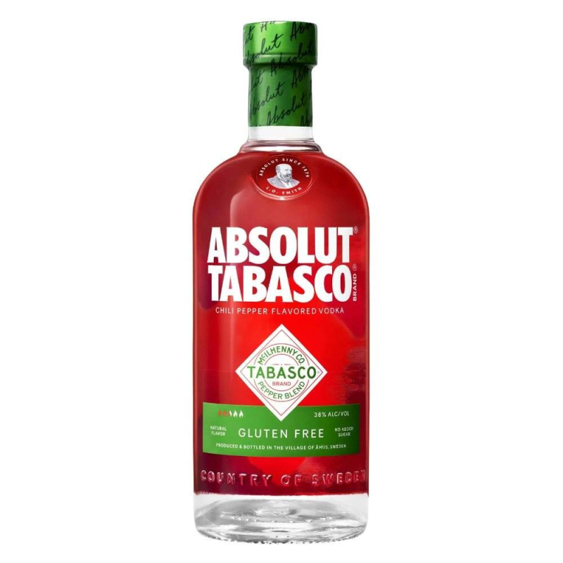 detail Vodka Absolut Tabasco 38% 0,7l