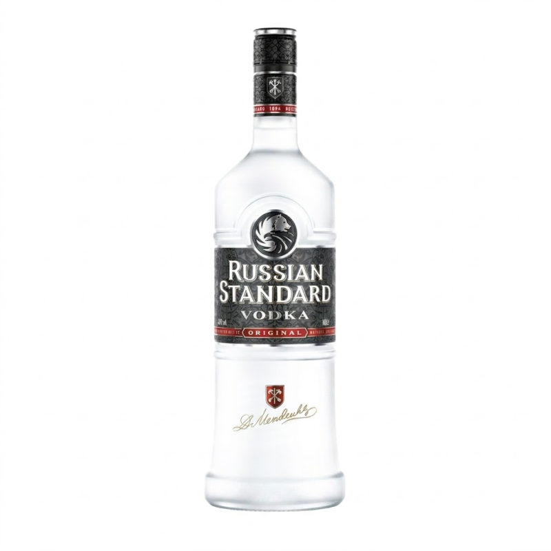 detail Vodka Russian Standard 40% 1l