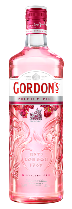 detail Gin Gordons Pink 37,5% 1l