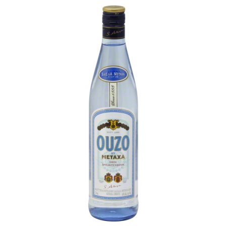 detail Ouzo by Metaxa 38% 0,7l