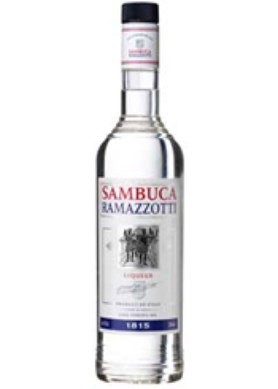 detail Sambuca Ramazzoti 38% 0,7l