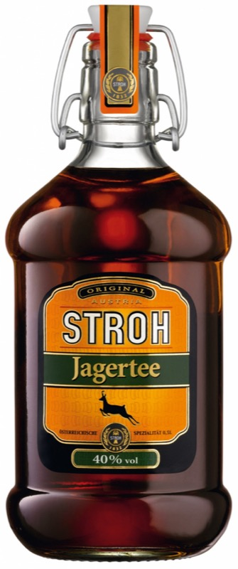 detail Jagertee Stroh 40% 1l