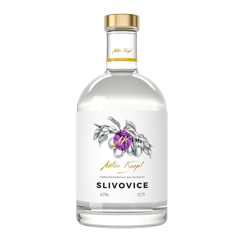 detail Anton Kaapl Slivovice 47% 0,7l