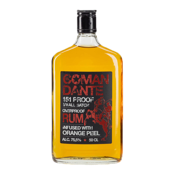 detail Rum El Comandante Overproof 75,5% 0,5l