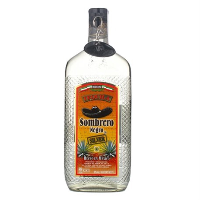 detail Tequila Sombrero Silver 38% 1l