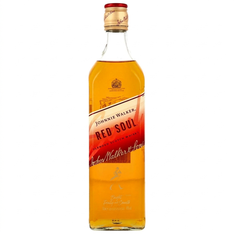 detail Johnnie Walker Red Soul 40% 0,7l