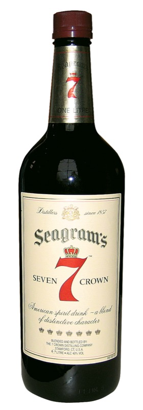 detail Whisky Seven Crown 40% 1l