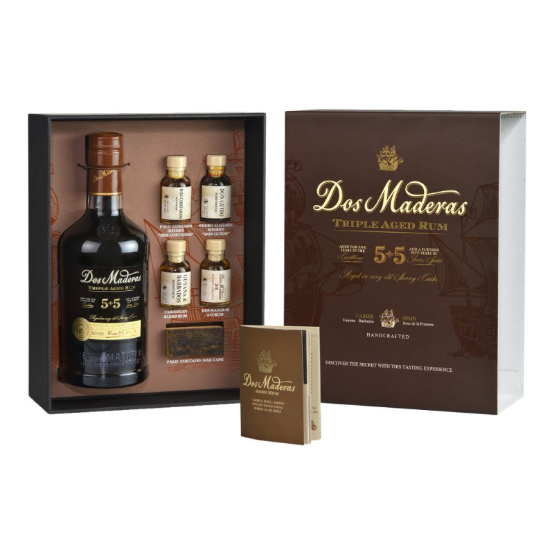 detail Rum Dos Maderas 5+5 40% 0,7l + 4x MINI