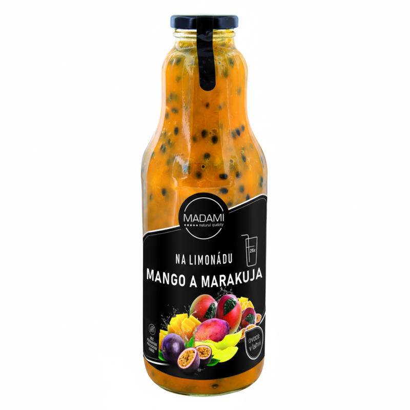 detail MADAMI Mango & Marakuja ovoce na limonádu 1l