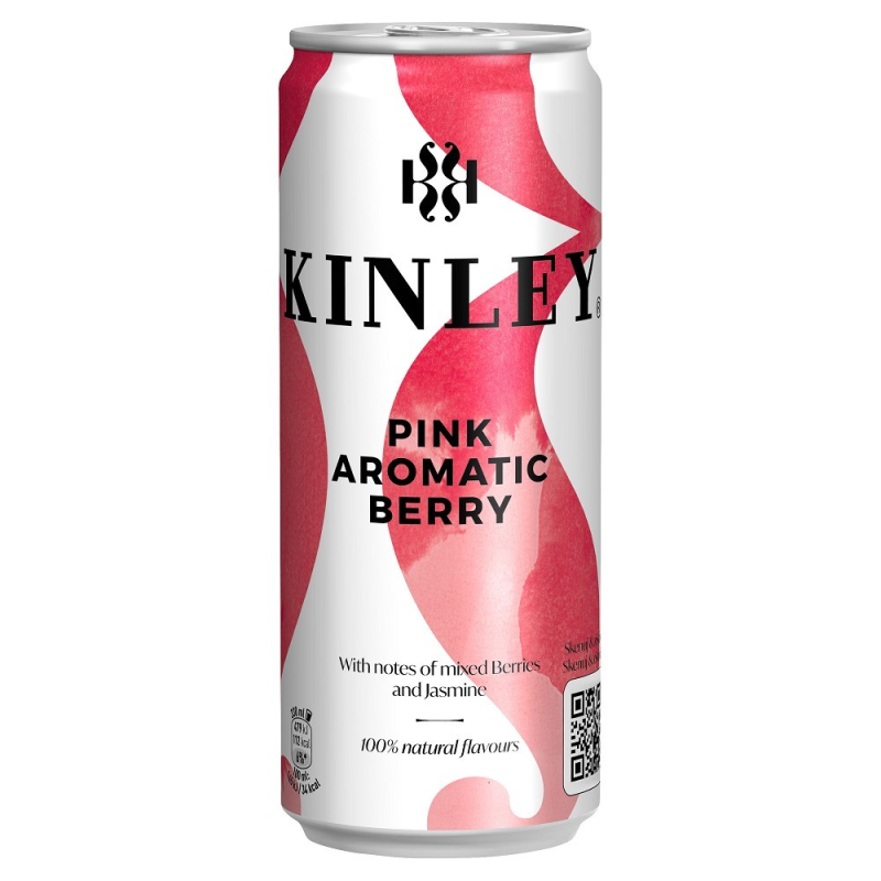 detail Tonic Kinley pink berry 0,25l plech x 4 ks