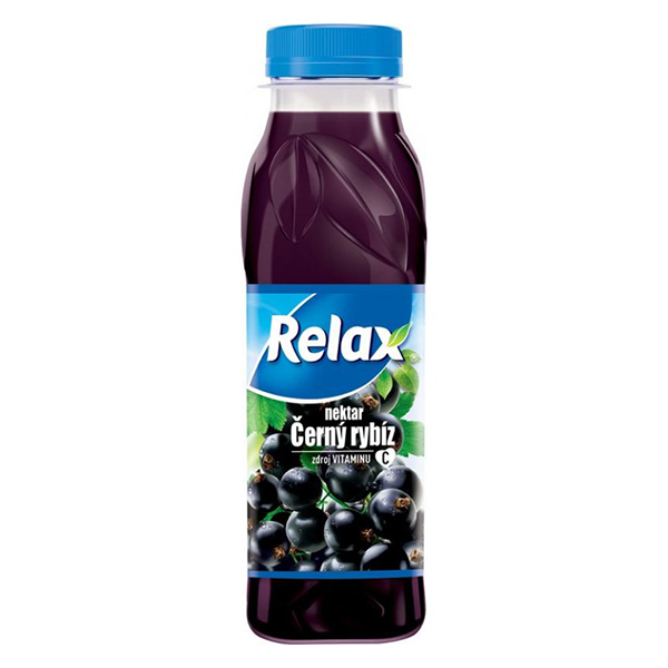 detail Relax černý rybíz 0,3l PET x 12 ks