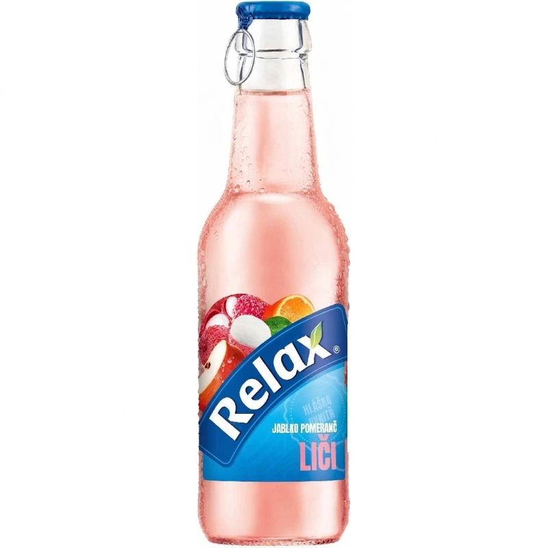 detail Relax liči 0,25l sklo