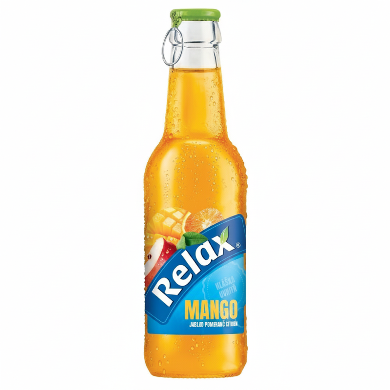 detail Relax mango 0,25l sklo