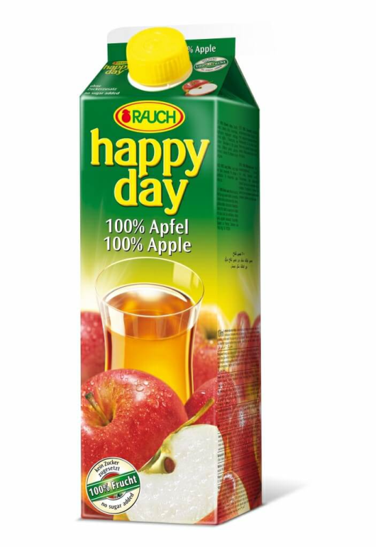 detail Happy Day jablko 100% 1l
