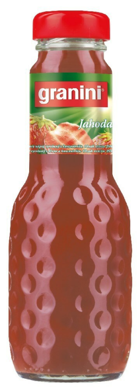 detail Granini jahoda 0,2l sklo x 24 ks