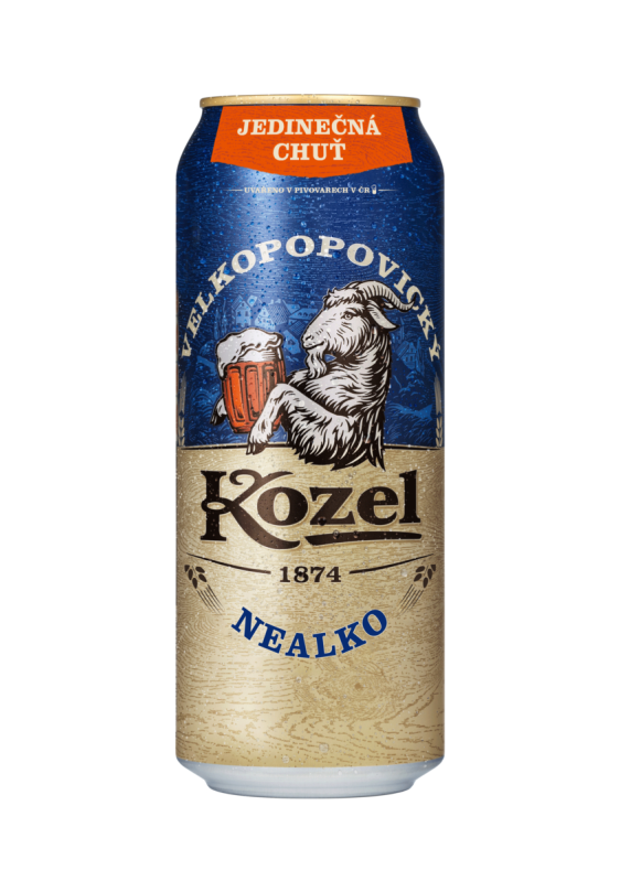 detail Pivo Kozel nealko 0,5l plech x 4 ks