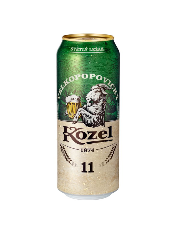 detail Pivo Kozel 11° 0,5l plech x 24 ks