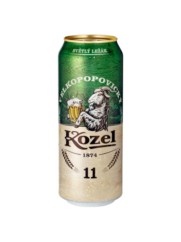 detail Pivo Kozel 11° 0,5l plech x 24 ks