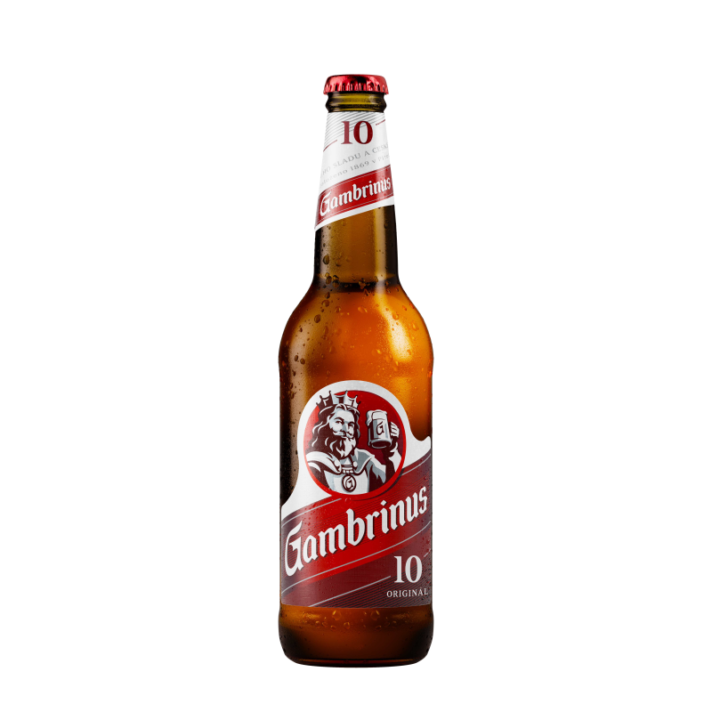 detail Pivo Gambrinus 10° 0,5l sklo x 20 ks