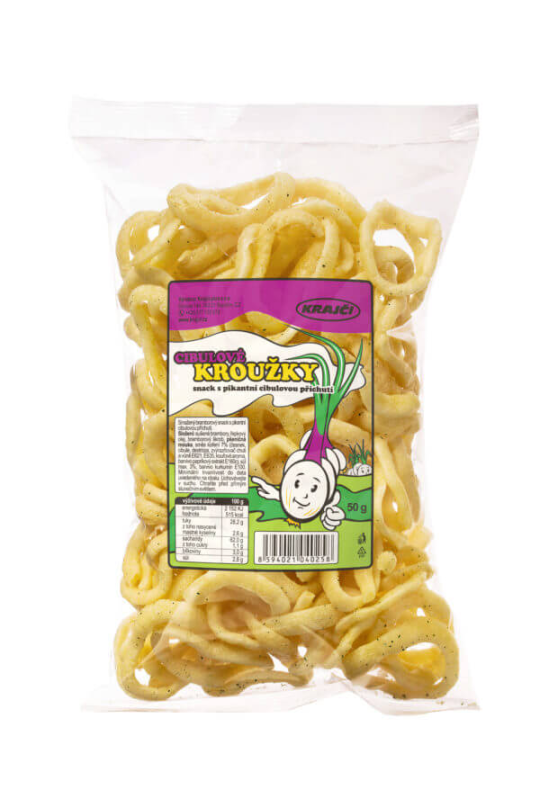 detail Cibulové kroužky pikantní 45g