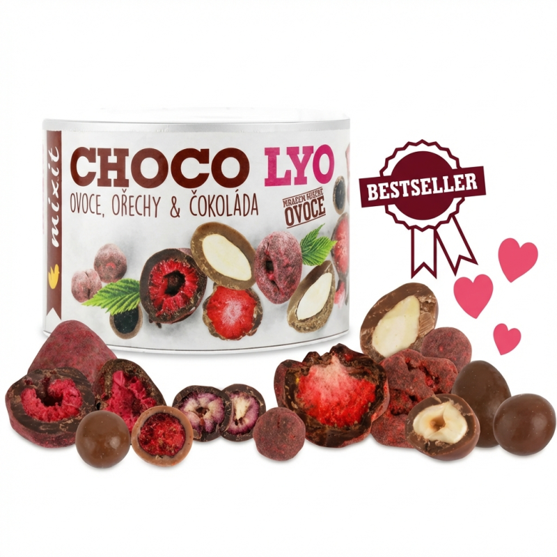 detail Mixit Křupavé ovoce a ořechy v čokoládě 180g