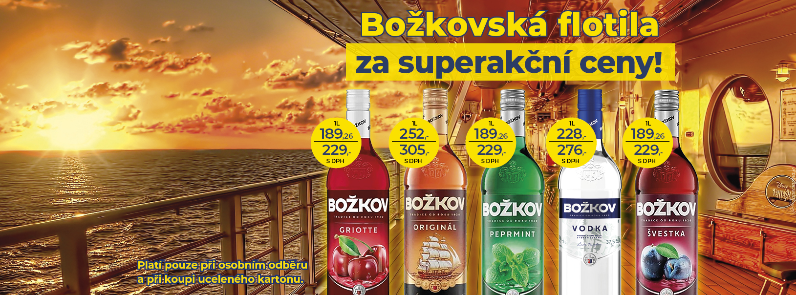 Kartonový prodej božkov