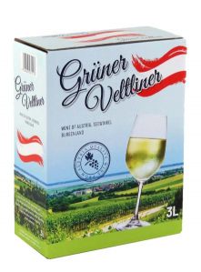 Grüner Veltliner suché 3l bag in box /Rakousko/