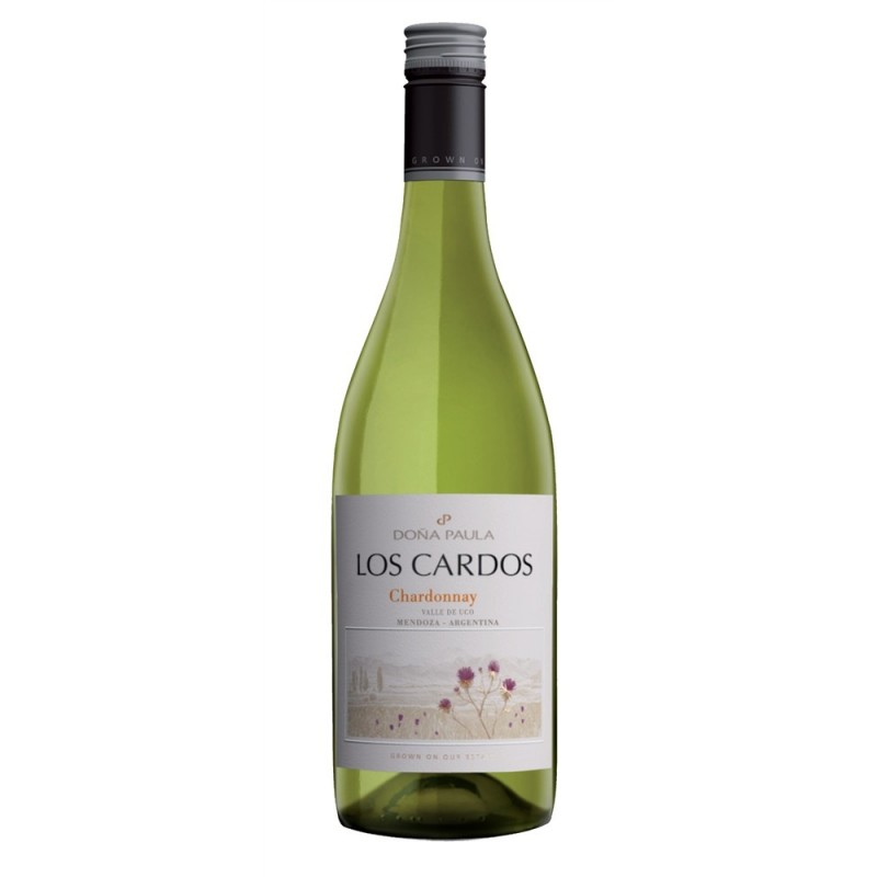 detail Víno Chardonnay Los Cardos polosladké 0,75l