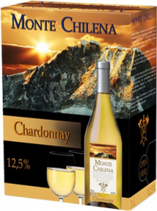 Monte Chilena Chardonnay 3l bag in box /Španělsko/