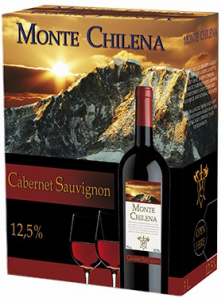 Monte Chilena Cabernet 3l bag in box /Španělsko/