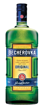 detail Becherovka 38% 1l