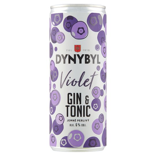 detail Dynybyl Violet Gin & Tonic 6% 0,25l plech