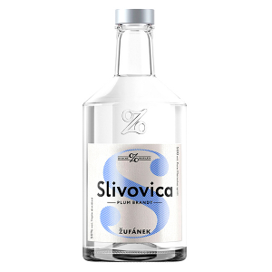 Slivovice 50% 0,5l bílá Žufánek