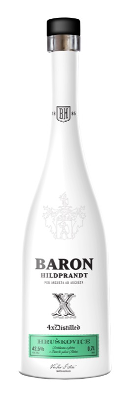 detail Baron hruškovice 4x destilovaná 42,5% 0,7l