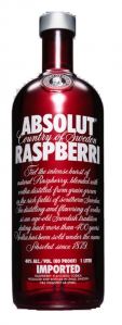 Vodka Absolut Raspberry 38% 1l