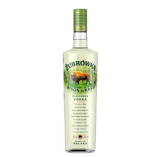 detail Vodka Zubrowka Bison Grass 40% 1l