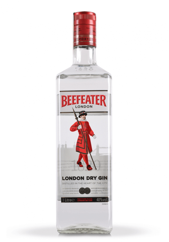 detail Gin Beefeater 40% 1l