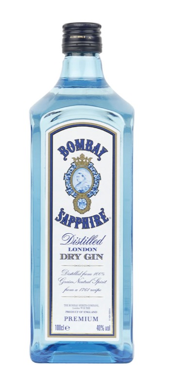 detail Gin Bombay Sapphire 40% 1l
