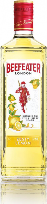 detail Gin Beefeater Lemon 37,5% 1l