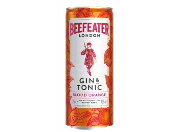 detail Gin Beefeater Blood Orange&Tonic 4,9% 0,25l