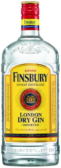 detail Gin Finsbury 37,5% 1l