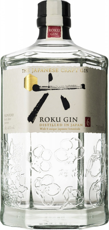 detail Gin Roku 43% 0,7l