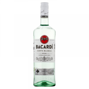 Rum Bacardi Carta Blanca 37,5% 1l /Portoriko/