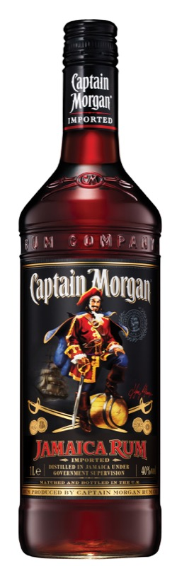 detail Rum Captain Morgan Dark Rum 40% 1l /Jamajka/