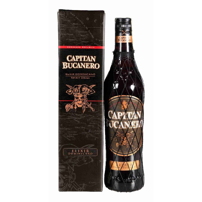 detail Rum Bucanero Elixir 34% 0,7l Dárková krabička